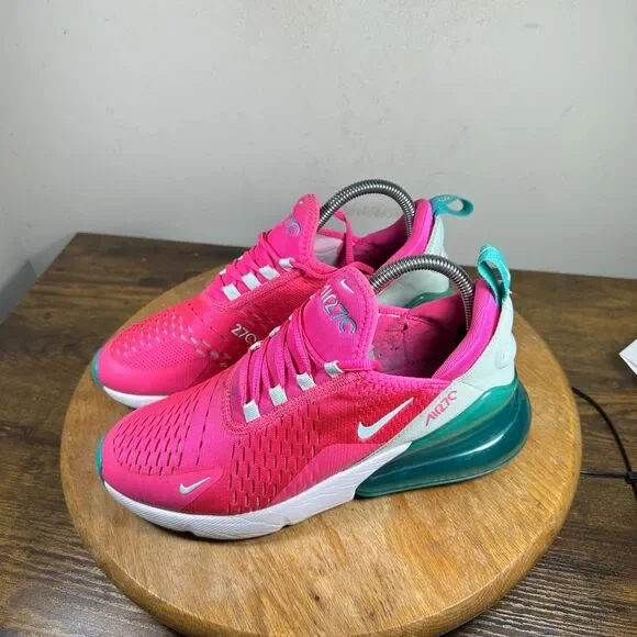 Nike Air Max 270 GS Cabana Tint Teal Shoes Women's Size 8 CJ9979-300